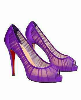  Zapatillas para novia en color morado 👡👠 - 6