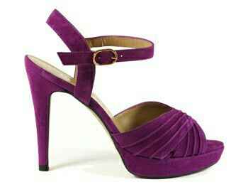  Zapatillas para novia en color morado 👡👠 - 9