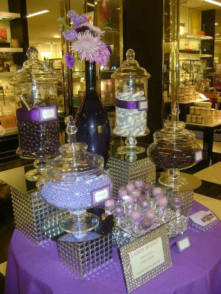  Candy bar con toques en color morado 😍😍 - 2
