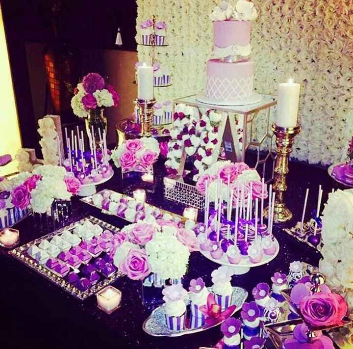  Candy bar con toques en color morado 😍😍 - 3