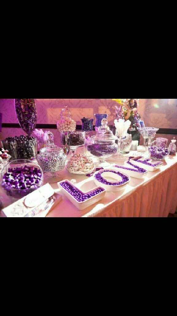  Candy bar con toques en color morado 😍😍 - 4