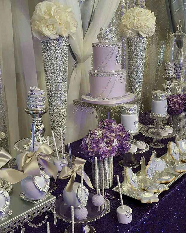 Candy bar con toques en color morado 😍😍 - 6