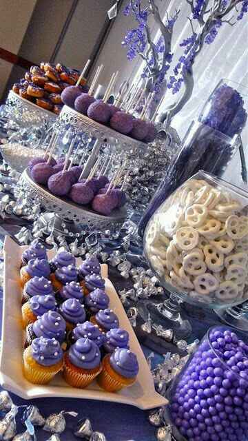  Candy bar con toques en color morado 😍😍 - 9