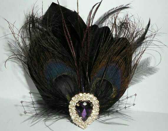  Peinetas con detalles en morado 💜 - 5