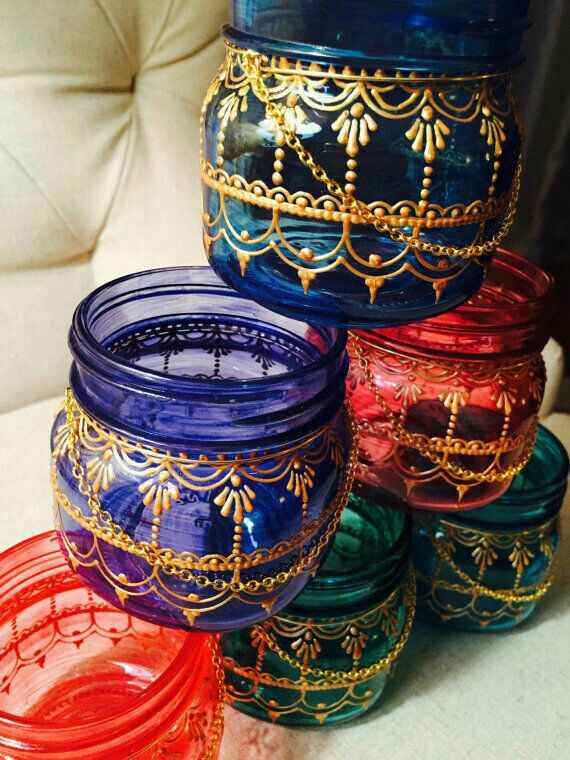  Velas y porta velas 🕯🕯💜  en color morado!!! - 10