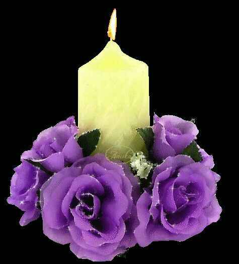  Velas y porta velas 🕯🕯💜  en color morado!!! - 15