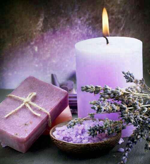  Velas y porta velas 🕯🕯💜  en color morado!!! - 19
