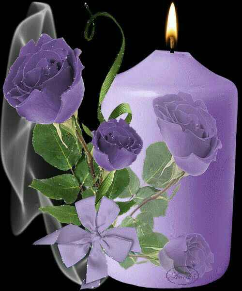  Velas y porta velas 🕯🕯💜  en color morado!!! - 20