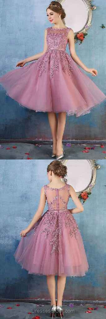  Vestidos en color morado para boda por el civil 💜💜 - 8