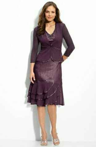  Vestidos en color morado para boda por el civil 💜💜 - 12