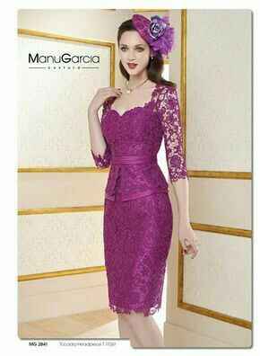  Vestidos en color morado para boda por el civil 💜💜 - 14
