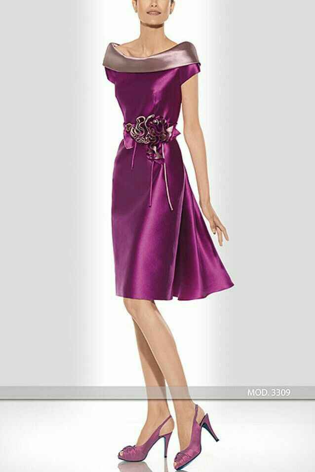  Vestidos en color morado para boda por el civil 💜💜 - 15