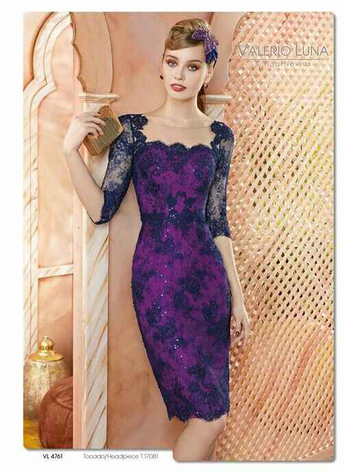  Vestidos en color morado para boda por el civil 💜💜 - 16