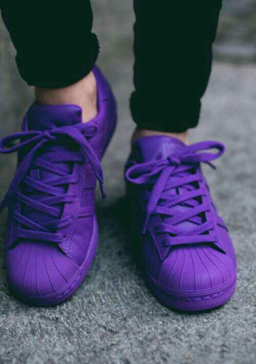  Tennis para la novia en color de tendencia morado💜💜💜💜 - 11