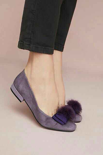  Comodidad con glamour 😉 flats en color morado 💜💜 - 4