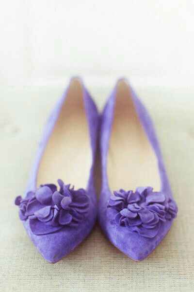  Comodidad con glamour 😉 flats en color morado 💜💜 - 6