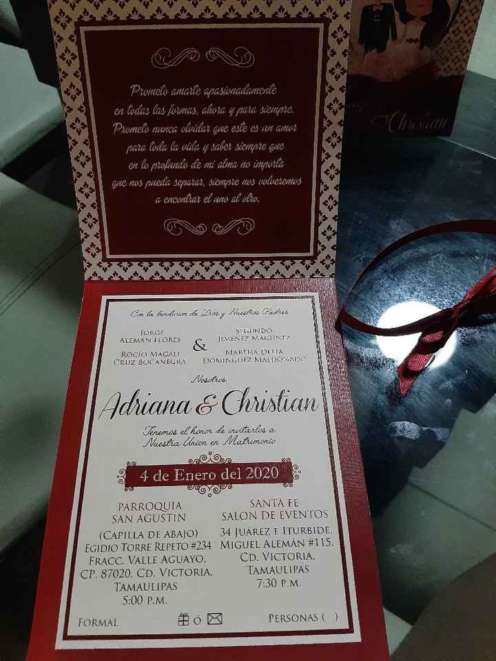 Ya tengo mis invitaciones 😍 - 2