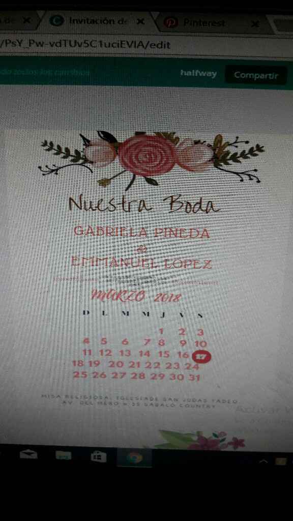  Invitaciones en proceso!!! - 2