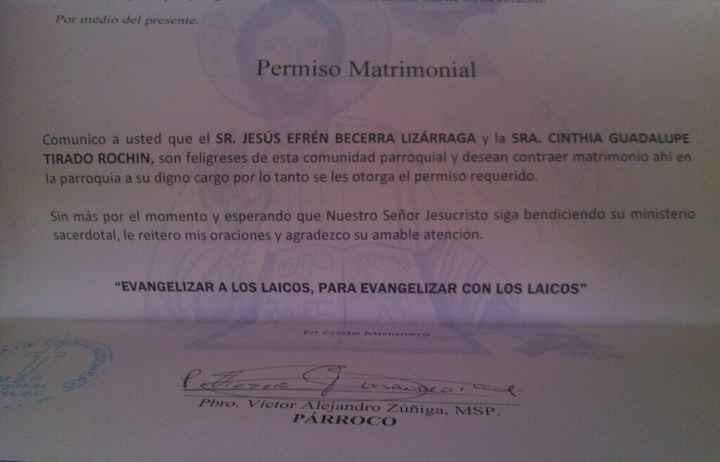 Por fin nuestro permiso!! :) - 1