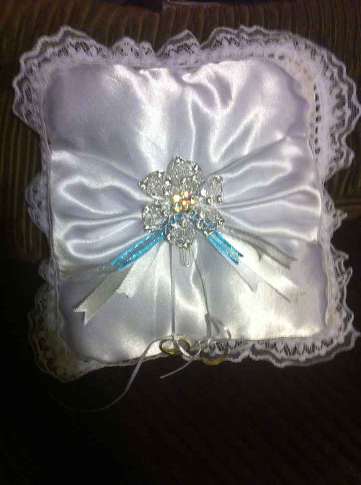 Les presento mi cojín para argollas. diy - 1