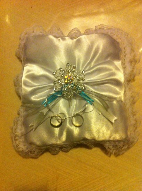 Les presento mi cojín para argollas. diy - 3