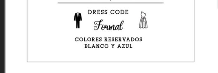 Código de vestimenta 1