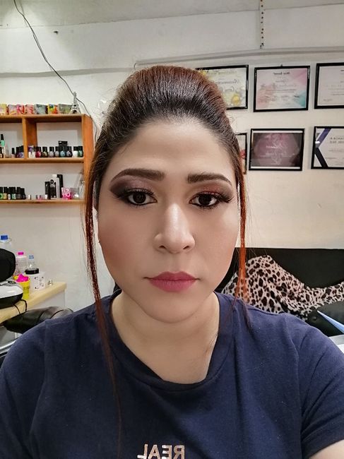 Prueba de peinado y maquillaje 💄👰🏻 4