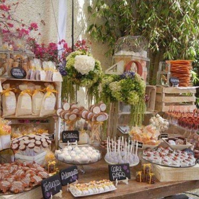 Ideas mesa de postres dulces y salados 2