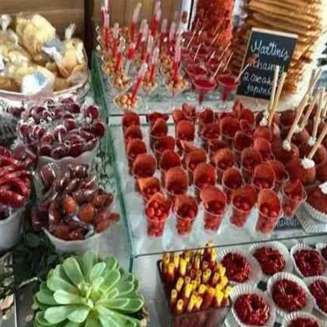 Ideas mesa de postres dulces y salados 5