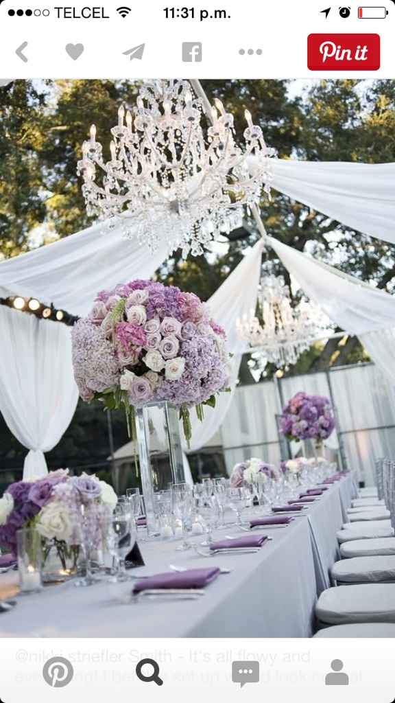 Ayuda!!!! ideas para centros de mesas en tonalidades de morado - 5