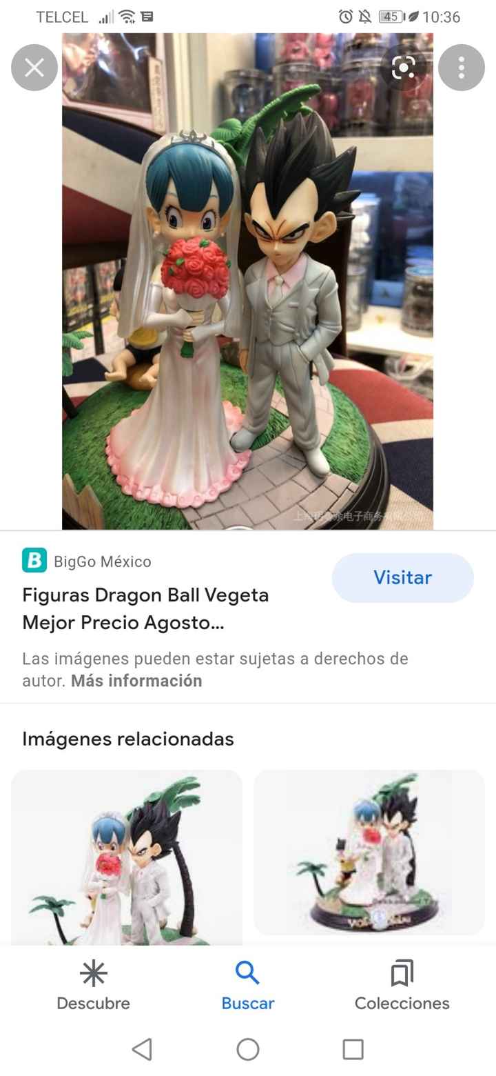Hola chicas mi boda es temática Dragon Ball, para ser exacta Vegeta y Bulma, no encuentro una leyend