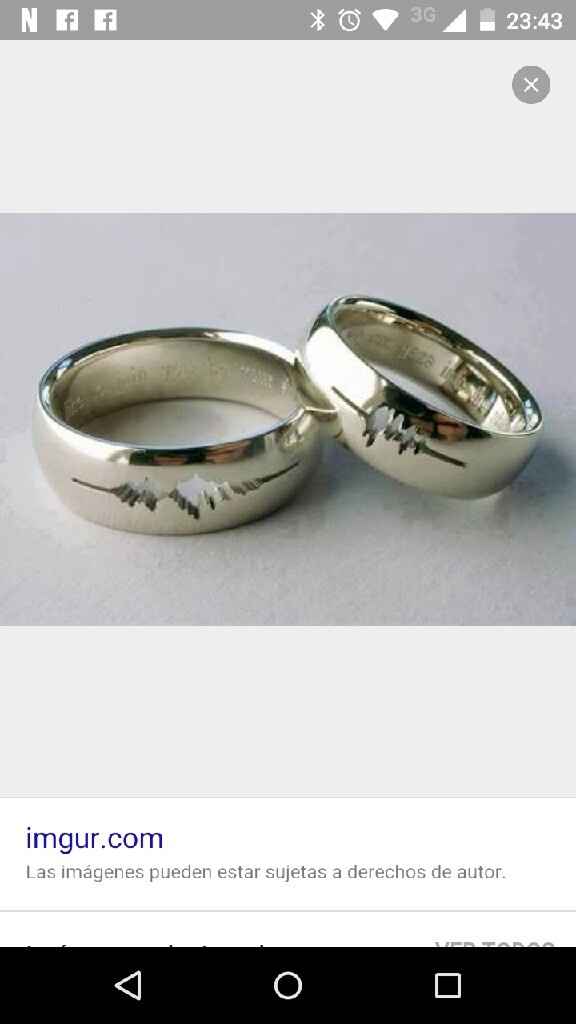 Anillos de matrimonio.. Únicos y originales - 1