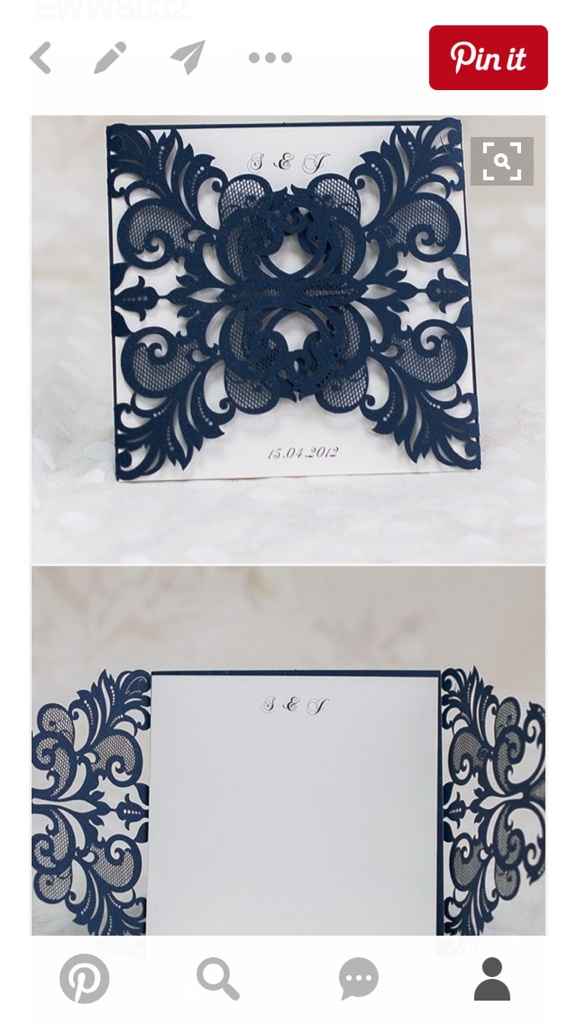 Azul: fidelidad & verdad, invitaciones. - 1