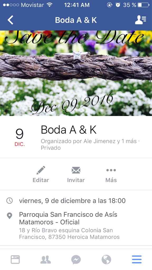 Y que hago el evento enfacebook - 1