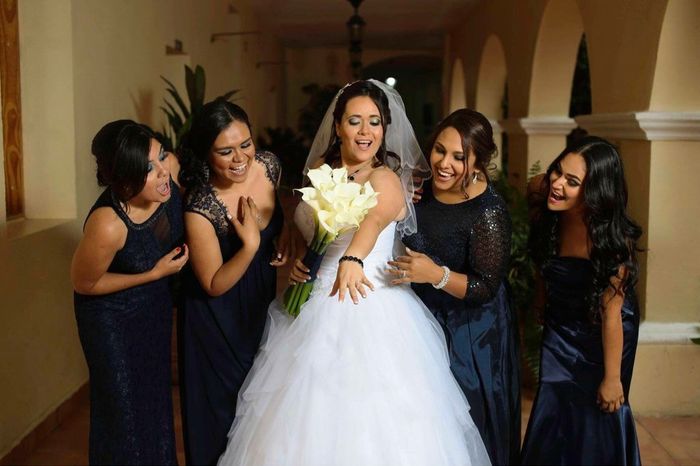 ¿tendran damas de honor? ¡de que color iran sus damas! - 1