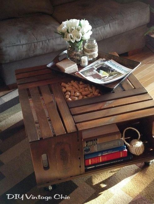 mesa reciclada