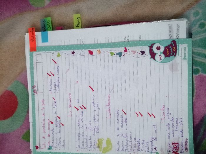 Carpeta de bodas para organizar 4