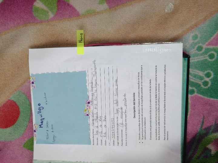 Carpeta de bodas para organizar - 1