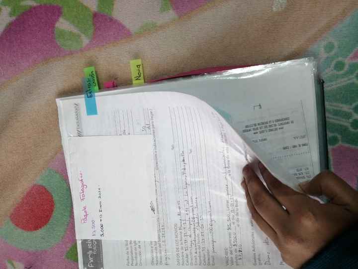 Carpeta de bodas para organizar - 4