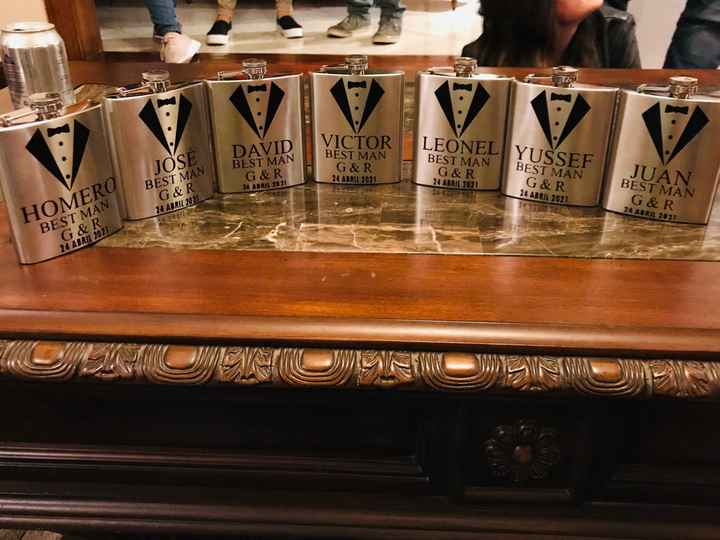 Regalo de damas y best man - 2