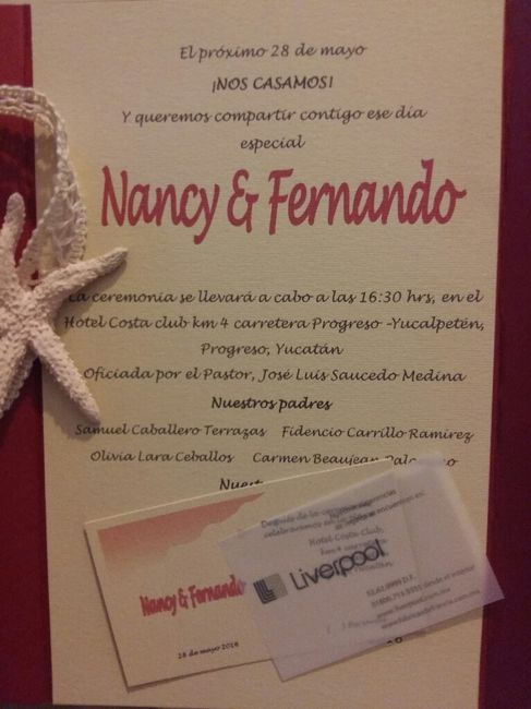 ¿quien hizo sus invitaciones diy? - 1