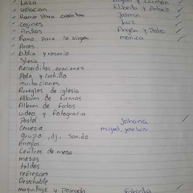 Organización de boda 1