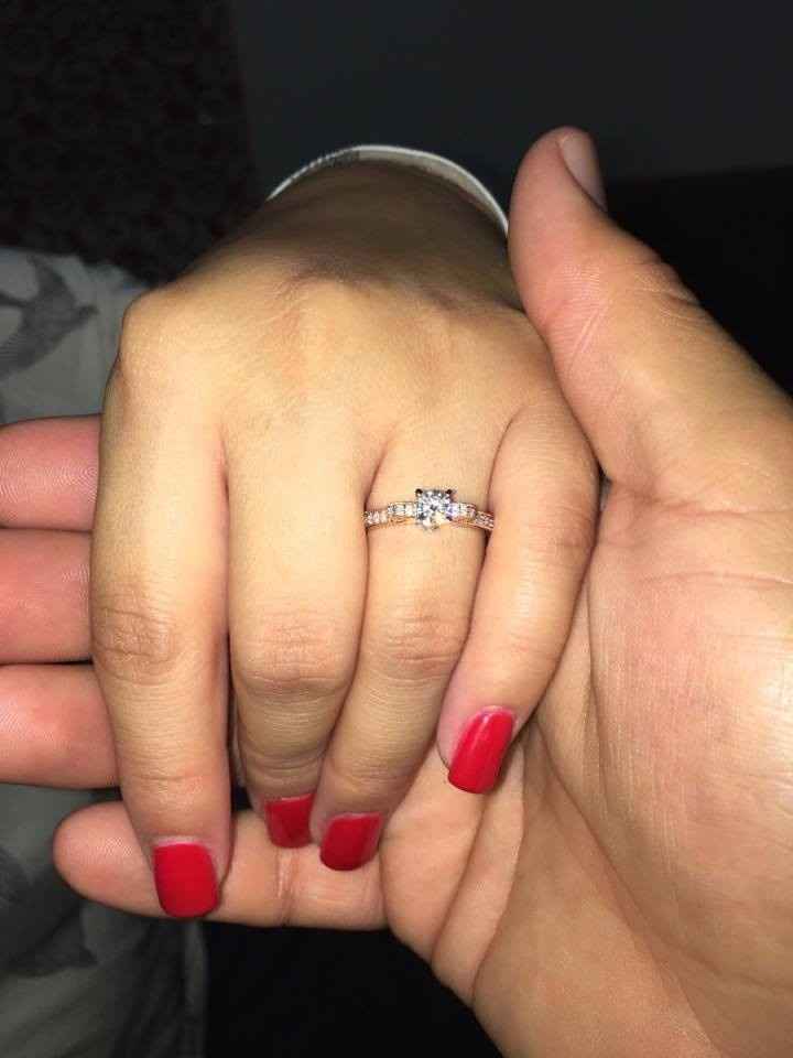 Llegando al depa el día de la propuesta 