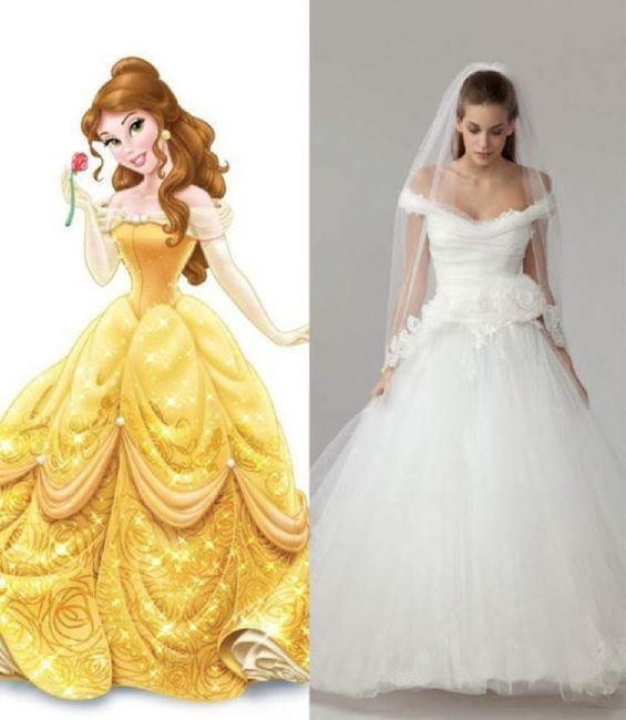 Vestidos de novia inspirados en princesa Disney 19