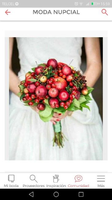  Ramos de novia con frutas y verduras - 1