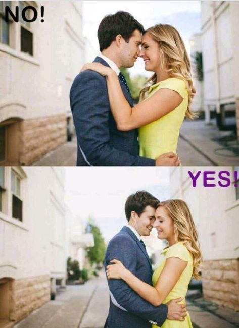 Poses correctas para fotos de pareja. - 4