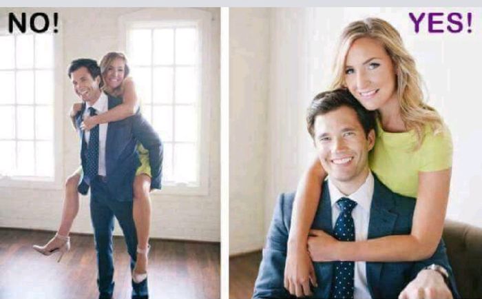 Poses correctas para fotos de pareja. - 7