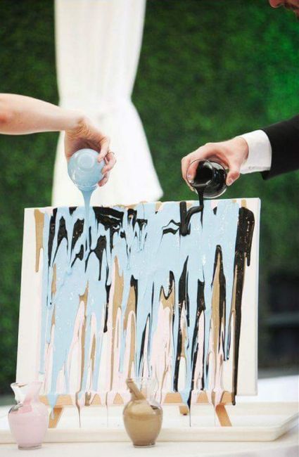 Obra de arte en la boda. - 2