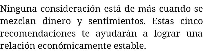Rally 5 reglas financieras para recién casados. - 5