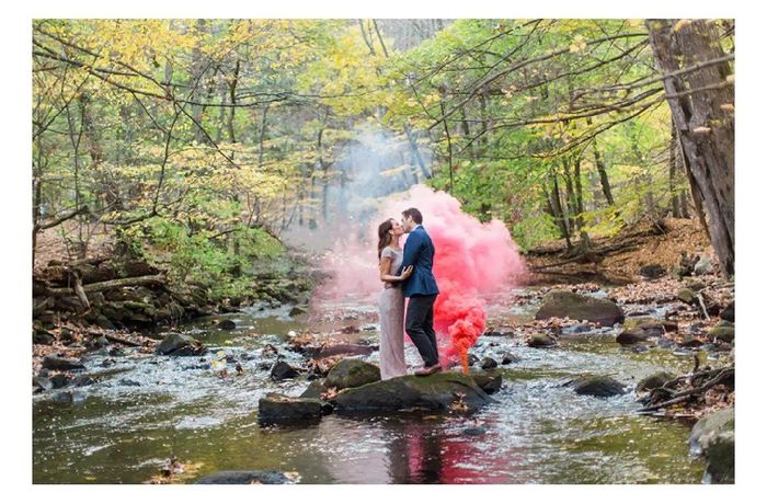 Humo de colores para tu boda 11
